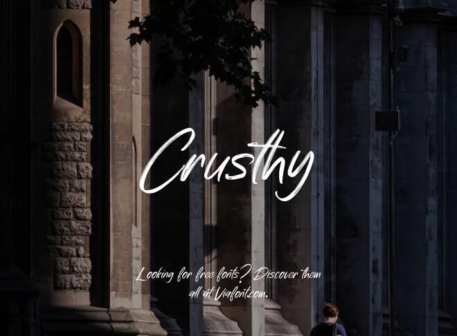 Crusthy Font