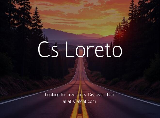 Cs Loreto Font
