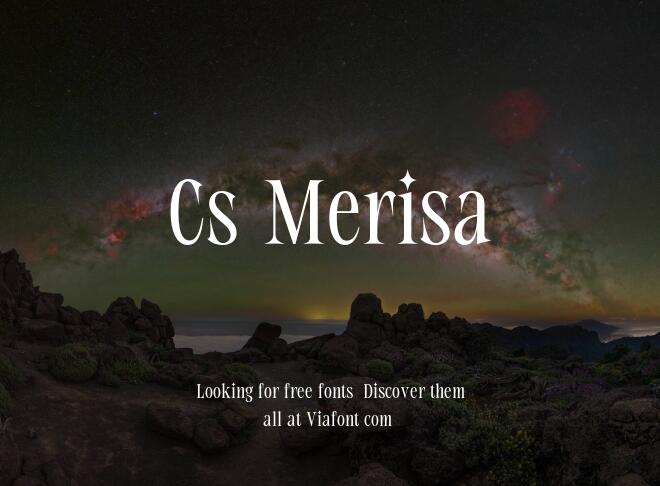 Cs Merisa Font