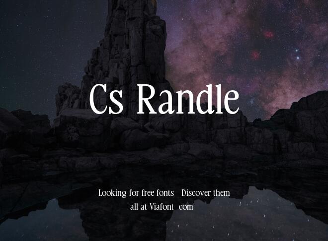 Cs Randle Font