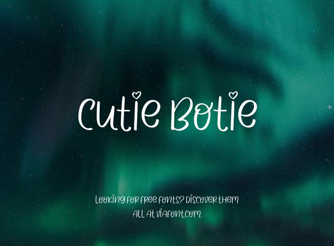Cutie Botie Font