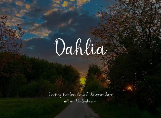 Dahlia Font
