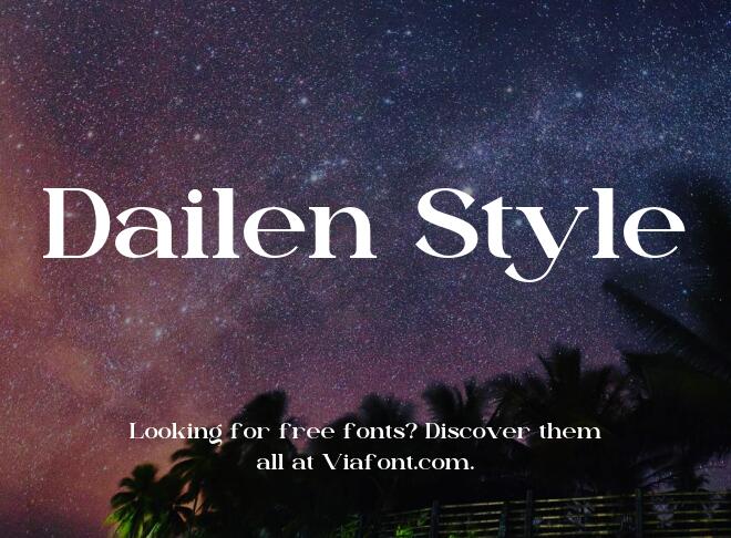 Dailen Style Font