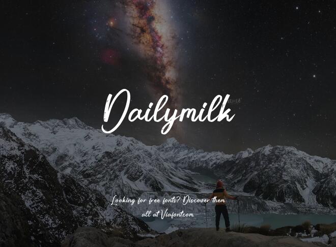 Dailymilk Font