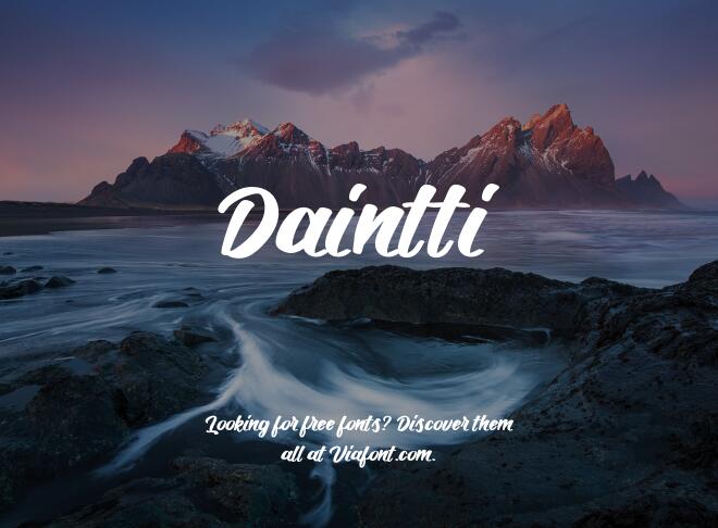 Daintti Font