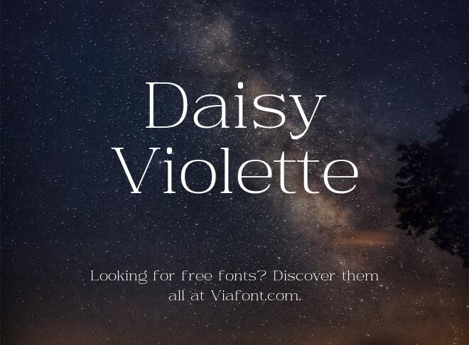 Daisy Violette Font