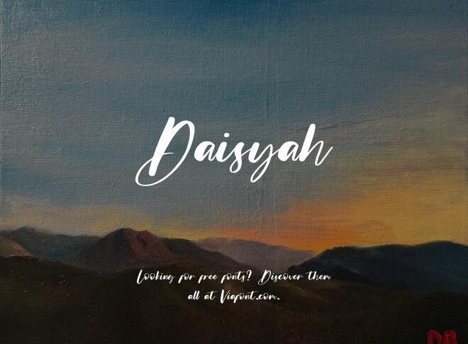 Daisyah Font