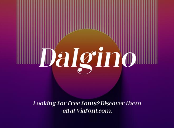 Dalgino Font