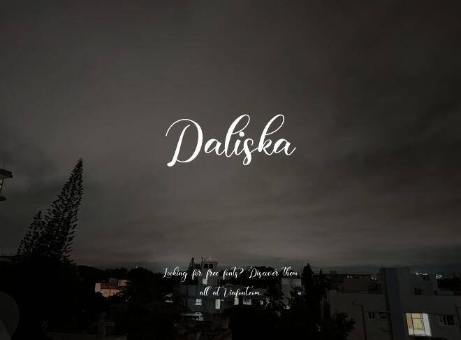 Daliska Font