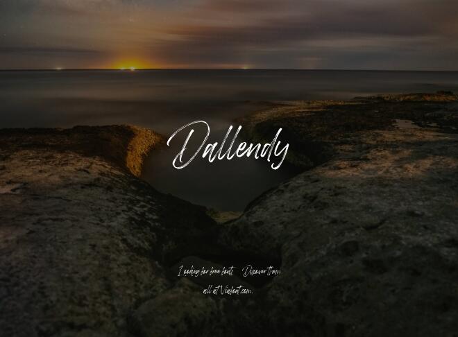 Dallendy Font