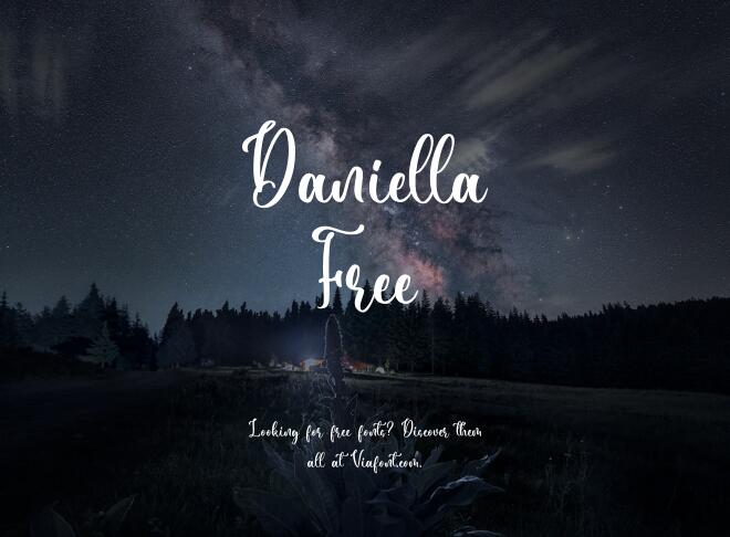 Daniella Free Font