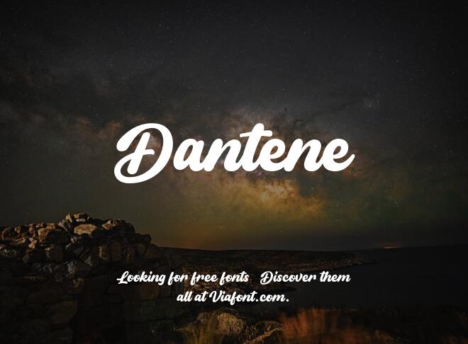 Dantene Font