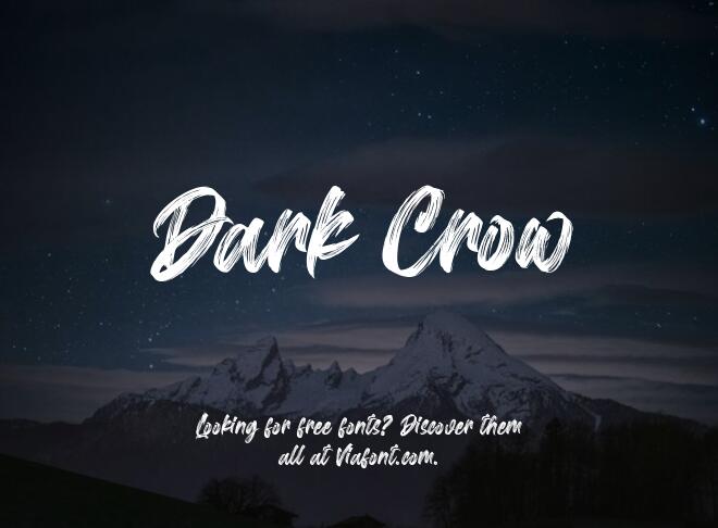 Dark Crow Font