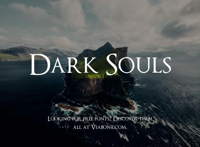 Dark Souls Font