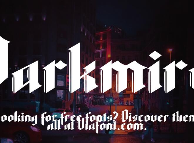 Darkmire Font