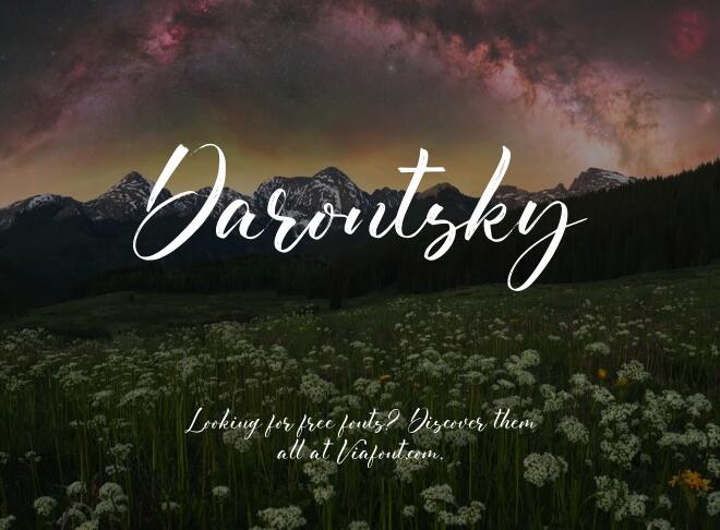 Darontsky Font