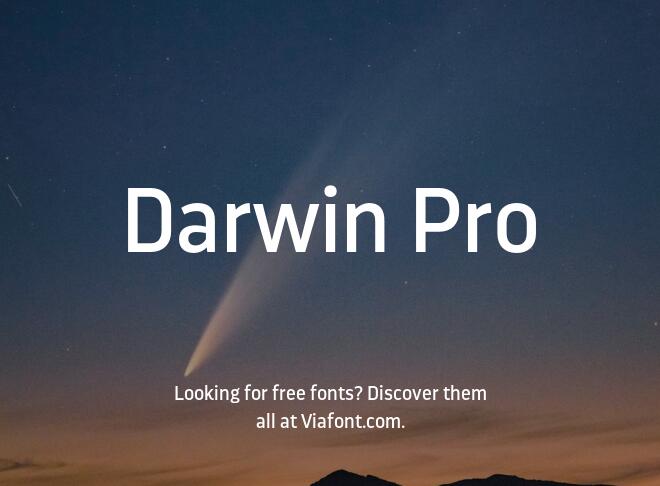 Darwin Pro Font