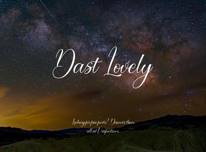 Dast Lovely Font
