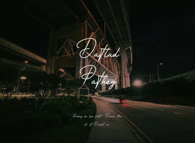 Datlad Patheg Font