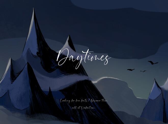 Daytimes Font