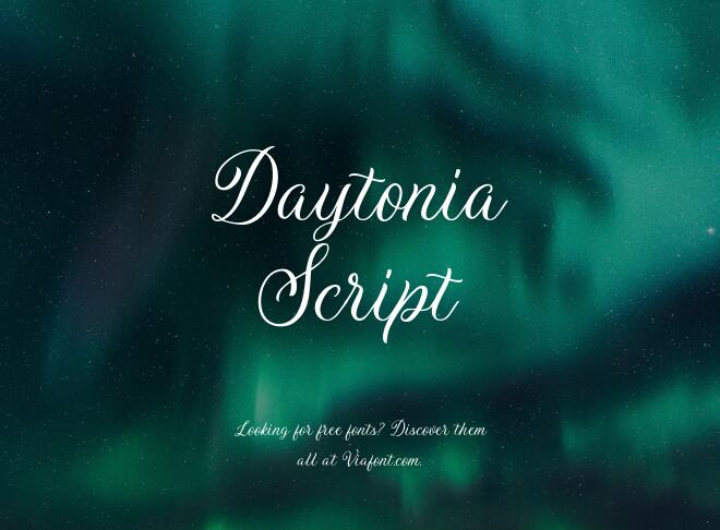 Daytonia Script Font