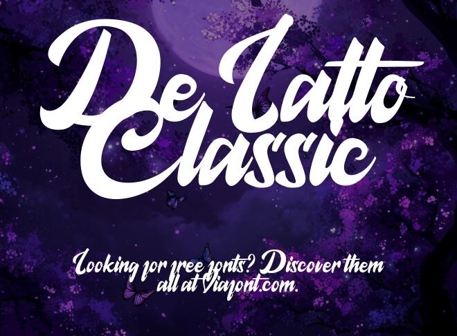 De Latto Classic Font