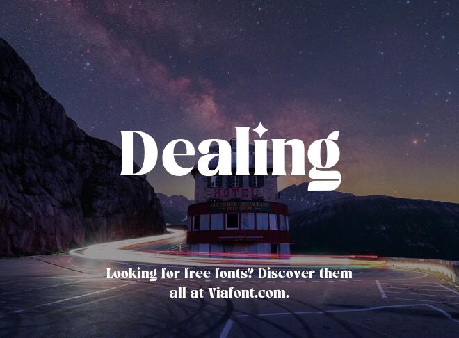 Dealing Font