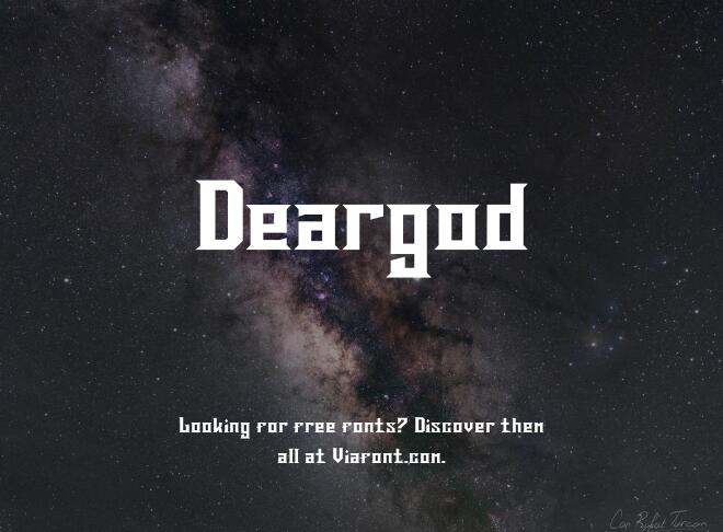 Deargod Font