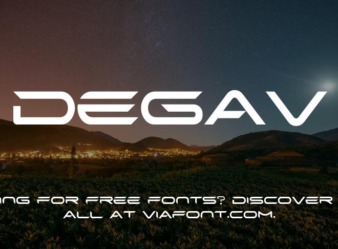 Degav Font