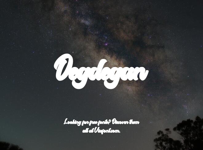 Degdegan Font