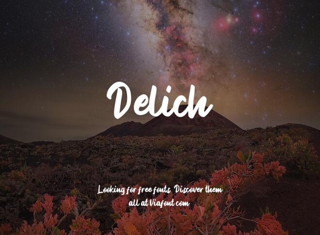 Delich Font