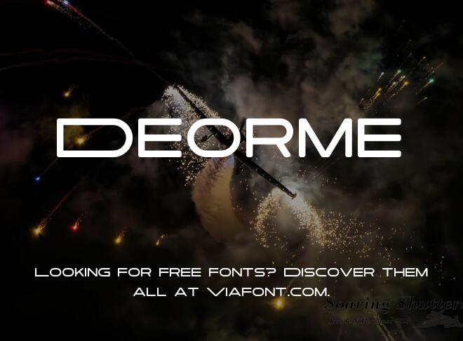 Deorme Font