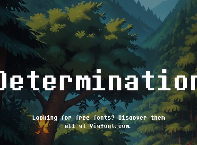 Determination Font