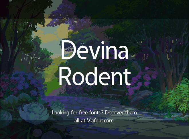 Devina Rodent Font