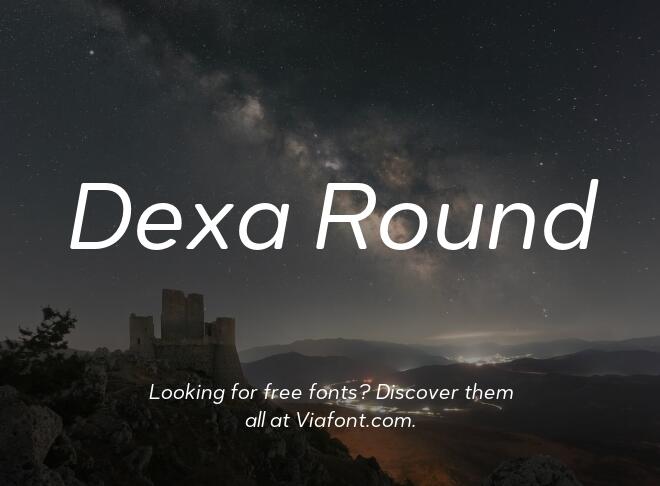 Dexa Round Font