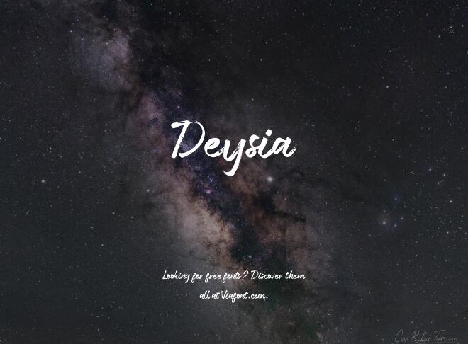 Deysia Font