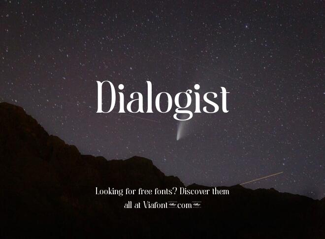 Dialogist Font