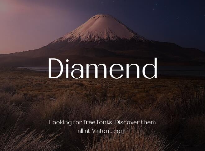 Diamend Font