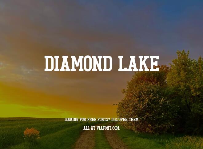 Diamond Lake Font