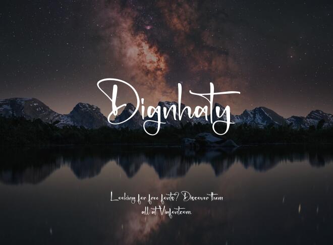 Dignhaty Font