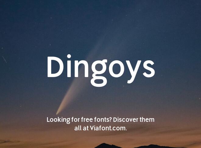Dingoys Font