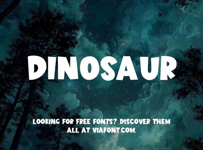 Dinosaur Font