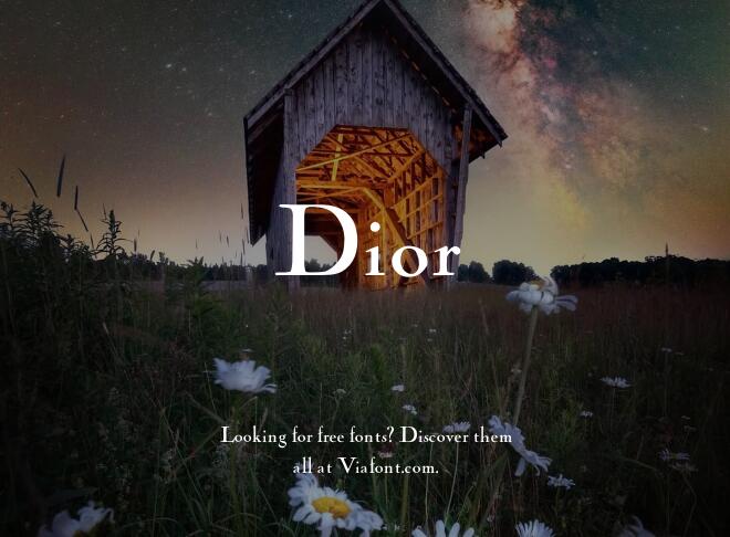 Dior Font