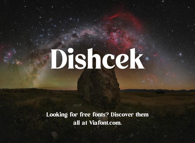 Dishcek Font