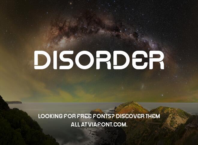 Disorder Font