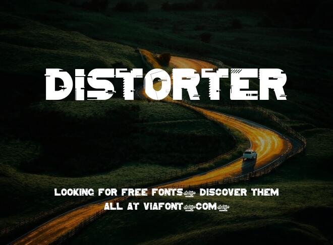 Distorter Font