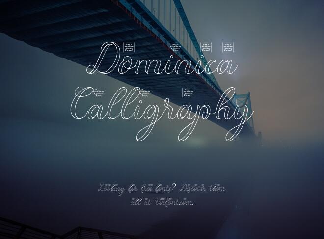 Dominica Calligraphy Font