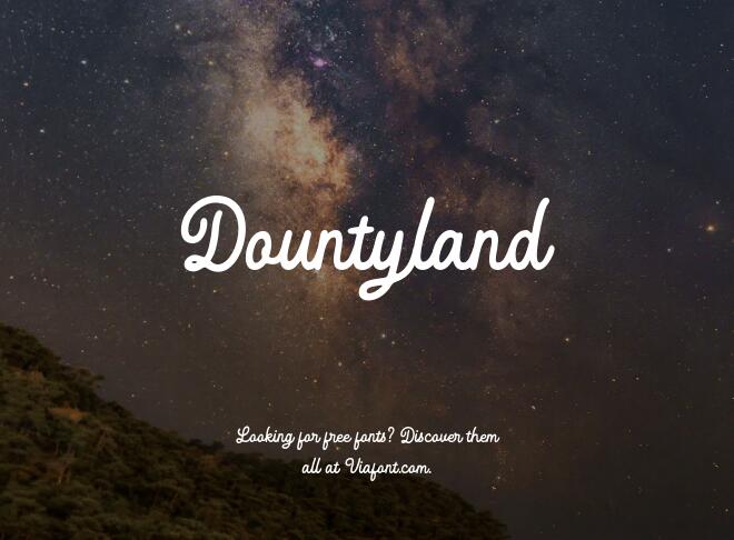 Dountyland Font