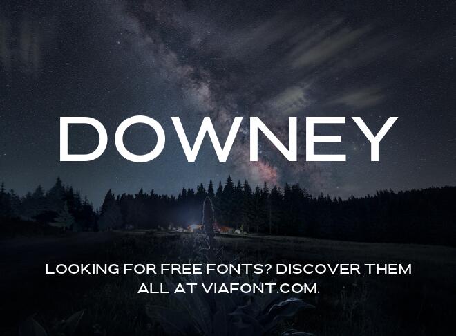 Downey Font