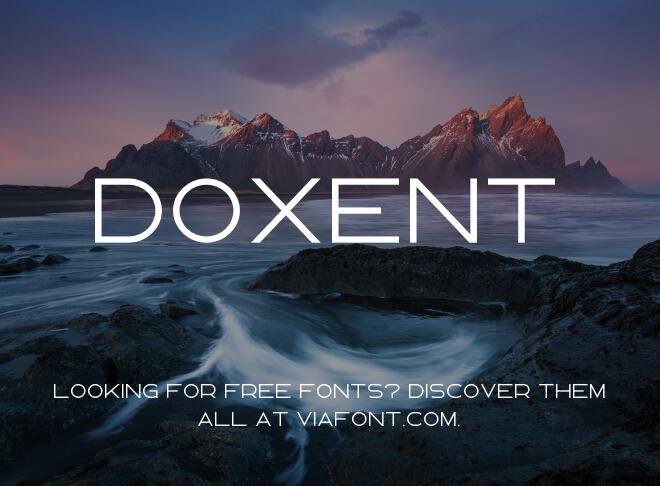 Doxent Font